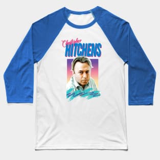 Christopher Hitchens // Aesthetic 90s Styled Design Baseball T-Shirt